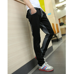  Jickep正品男士运动休闲裤长裤男 韩版修身卫裤小脚运动裤 男薄款