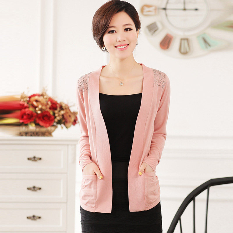 RS/容胜<em>短袖灰色</em>针织<em>开衫</em>2014新款_RS/容胜