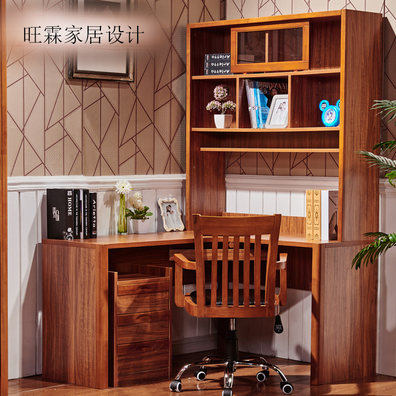 Modern Chinese Corner Computer Desk Bookshelf desk Study environmental protection Bookcase deskin the Residential furniture , Furniture , Study Furniture , Book tables and chairs+Bookcase category - from Buy2taobao.com to provide professional Taobao agent buy service
