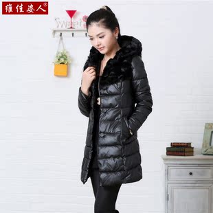  冬季新款女装棉衣韩版修身保暖棉袄女休闲长款棉衣女时尚棉服外套