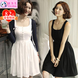 淘宝聚划算购物方领<em>无袖</em>YY韩国代购2013春装