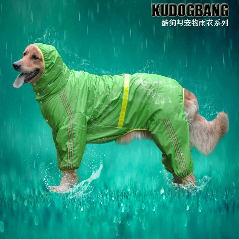 狗狗雨衣防水超薄速干四脚衣全包雨披定制大型犬阿拉斯加萨摩泰迪在类目 宠物/宠物食品及用品, 宠物服饰及配件, 宠物服装/雨衣中 - 来自Buy2taobao.com提供专业的淘宝代购服务