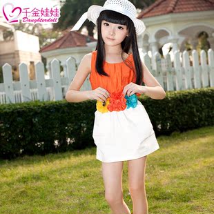  【儿童节跨店满减】童装夏装新款女童连衣裙韩版儿童背心裙子女