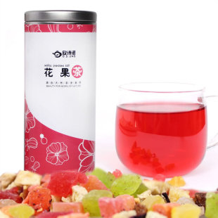  【买1送1】欧诗诺巴黎香榭花果茶语 果粒茶德国进口水果茶果味茶