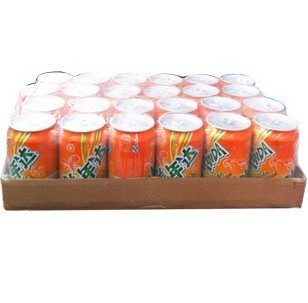  满额包邮! 百事可乐出品 美年达橙味 碳酸饮料 330ml*24罐/箱