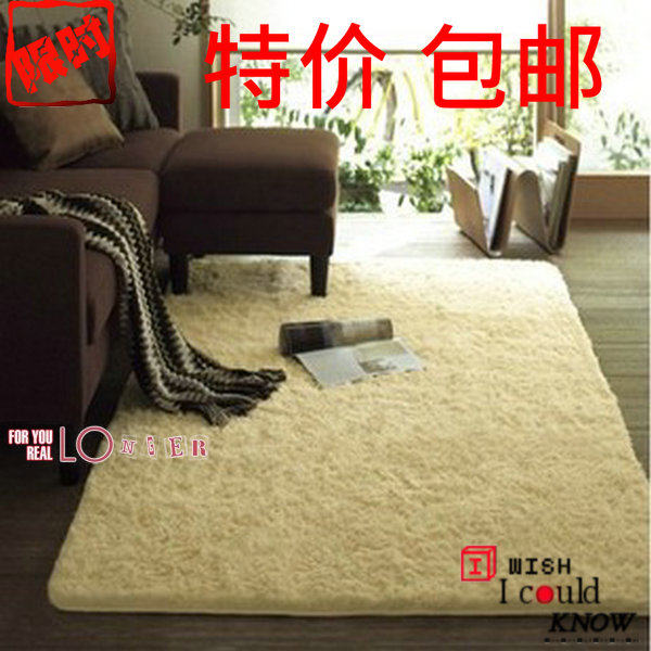 Specials 包邮 padded silk and wool carpets bed bedroom carpet mat cute living room coffee table can be customized