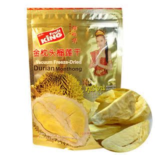  泰国特级金枕头榴莲干 榴的华榴莲干 30g 小包 让你榴莲忘返