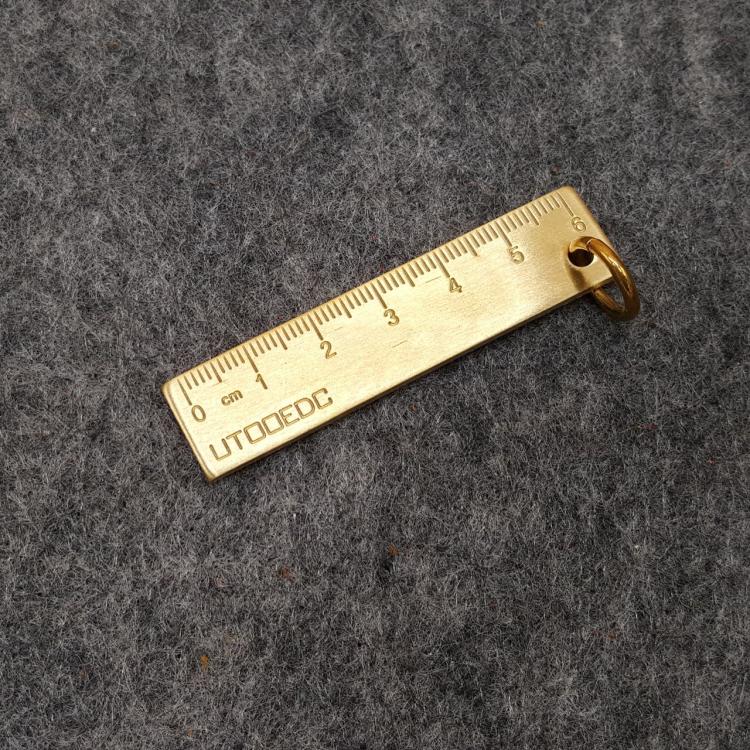 禾木家 3mm加厚版黄铜纯铜小尺EDC随身小尺6cm长度铜钥匙挂件在类目 电子词典/电纸书/文化用品, 绘图测量用品, 各类尺/三角板中 - 来自Buy2taobao.com提供专业的淘宝代购服务