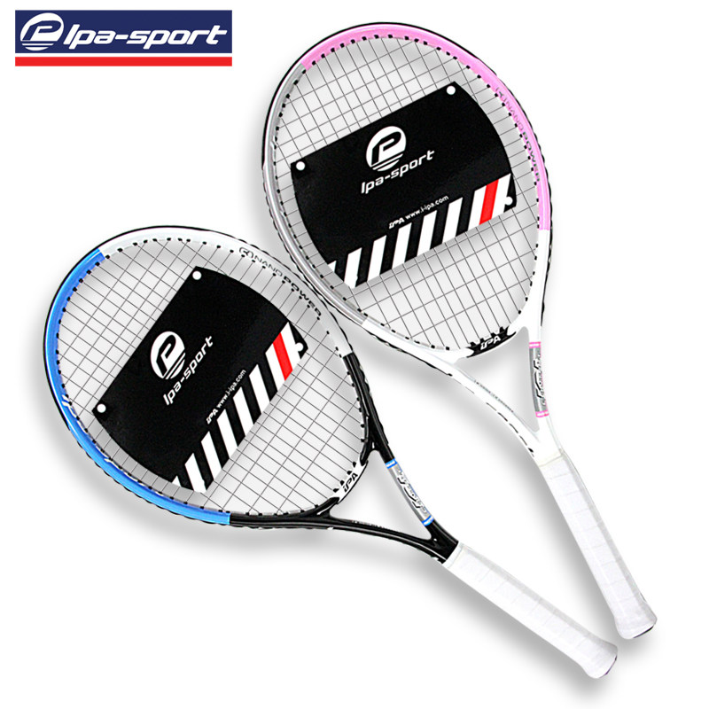Package mail! Tennis racket carbon special offer beginners a genuine professional single men and women tennis racket set