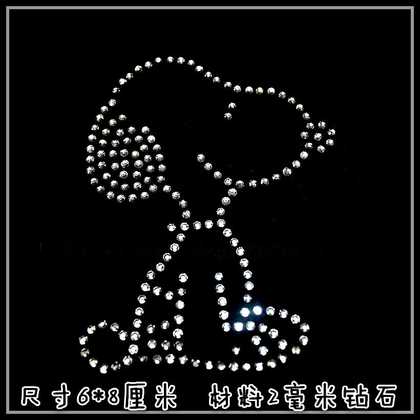 烫钻图案snoopy狗狗羊毛衫T恤烫钻成品大图diy烫钻烫图服装辅料批|ruв категории Аксессуары, Другие аксессуары - от Buy2taobao.com для оказания профессиональной услуги покупки агента Taobao