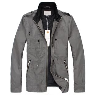  jackjones/杰克琼斯正品新春款男式立领休闲上衣男装外套CB21034