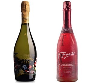  也买酒 包邮 意大利之花甜型起泡酒+冰飞艳起泡葡萄酒 750ml x2瓶