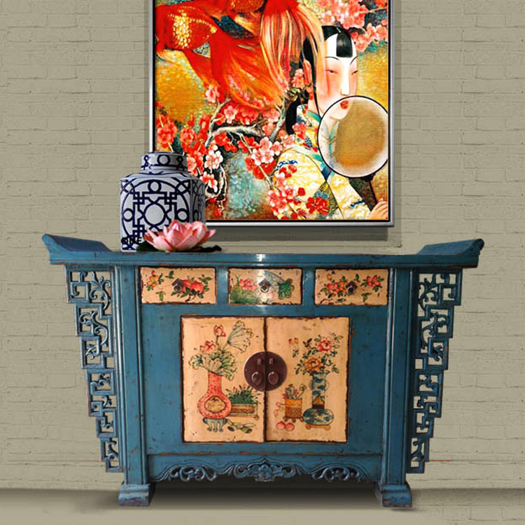 Chinese antique Alice head Entrance cabinet Foyer furniture Storage Shoe cabinet The wall Sideboard Chinese furniturein the Residential furniture , Cabinet , Foyer/Entrance cabinet category - from Buy2taobao.com to provide professional Taobao agent buy service