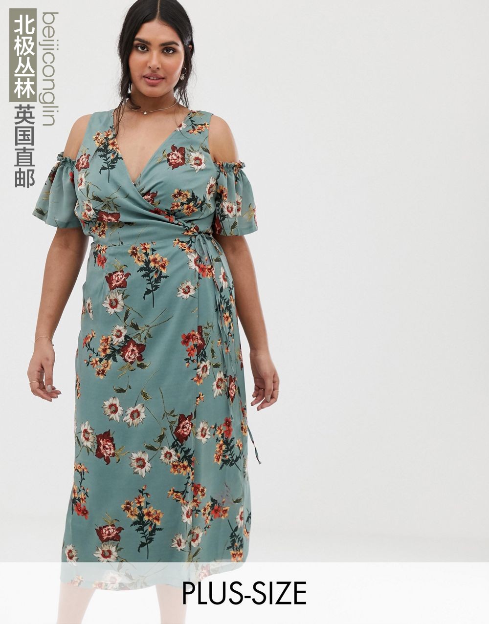 北极丛林英国代购正品直邮19春季加大码女装胖mm印花吊带连衣裙长在类目 女装/女士精品, 大码女装中 - 来自Buy2taobao.com提供专业的淘宝代购服务