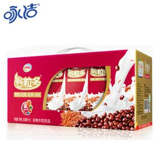  【咏洁】伊利 谷粒多谷物牛奶饮品(红谷)250ml*12/箱   限四川省