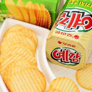  韩国进口零食食品 好丽友 原味炭烤薯片 非油炸不上火60（80）g