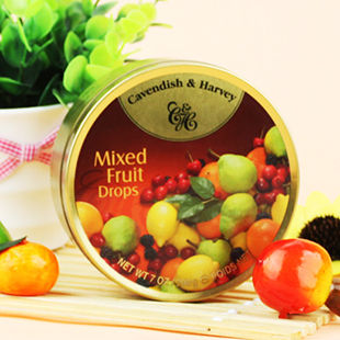  年货德国三宝之嘉云糖 热带杂果 水果硬糖 200/250g 铁盒装糖果