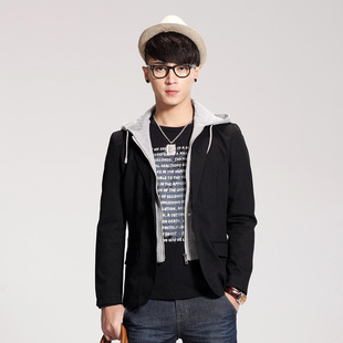  唐狮春装休闲西服 男 修身小西服男韩版潮 小西装男外套 时尚