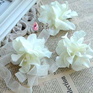  新娘手腕花头花三件套结婚配饰发饰头饰韩式花朵  花季恋歌 新款