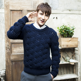 【<em>翅膀</em>元素】外贸原单<em>男装</em> 日系男士休闲毛线