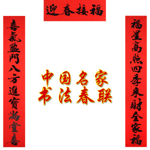  吉善缘 年货春联对联 新年贴饰门贴 墙贴 蛇年开运用品9991