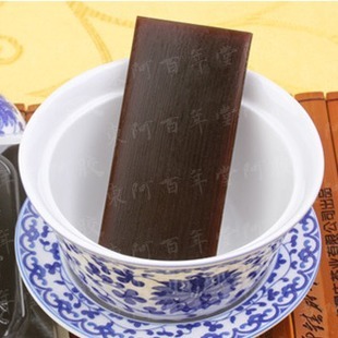  山东东阿百年堂阿胶块 4片正品防伪  熬固元膏 阿胶糕专用