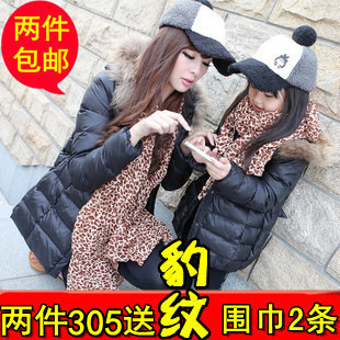  亲子装冬装秋装款全家母女装韩版童装女童羽绒服加厚棉衣外套