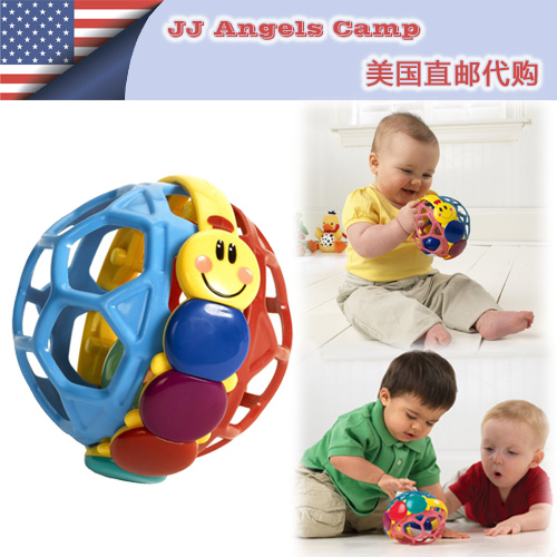 美国代购Baby Einstein小小爱因斯坦柔韧球 摇铃软球 宝宝玩具在类目 玩具/童车/益智/积木/模型, 串珠/拼图/配对/拆装/敲打玩具, 婴儿手抓球中 - 来自Buy2taobao.com提供专业的淘宝代购服务