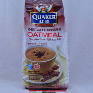  香港代购 港版QUAKER桂格 桂格即食燕麦片 600克 香浓朱古力味