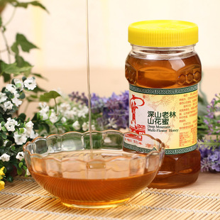  3.8女人节【包邮】宝生园蜂蜜 深山老林山花蜜 纯天然百花蜜550g
