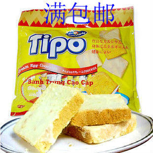  正宗越南零食 TIPO白巧克力面包干300g进口食品 饼干