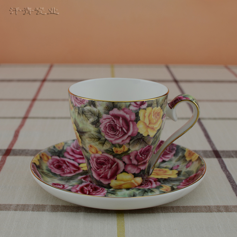 唐山隆昌骨瓷茶杯 曼谷雨季咖啡杯碟 隆型滿花咖啡壺杯子家用線下在類目 餐飲具, 咖啡器具, 咖啡杯中 - 來自Buy2taobao.com提供專業的淘寶代購服務