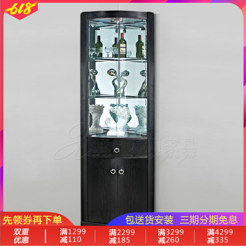 特價簡約玻璃酒櫃三角櫃隔斷櫃飾品擺件櫃酒水櫃拐角櫃書櫃轉角櫃在類目 住宅傢俱, 櫃類, 酒櫃中 - 來自Buy2taobao.com提供專業的淘寶代購服務