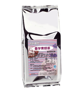  珍珠奶茶原料批发 晶花香芋固体奶茶粉1KG 香芋奶茶粉