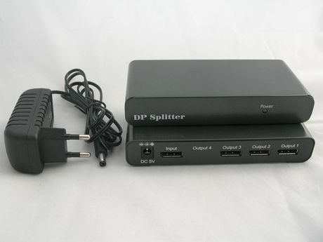 冶天 DP 分屏器多屏输出DP一分三 分屏器 3*3