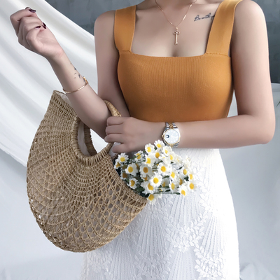 ALOHA STUDIO 露合制衣 百搭宽肩设计吊带上衣背心