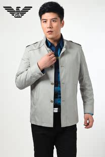  正品夹克 男士立领商务休闲直筒型茄克衫301