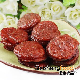  书生蜜汁、金钱猪肉脯/干100g(106)珠海风味休闲零食特产