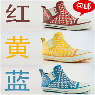  红雨鞋 外贸IFME款时尚儿童韩版雨靴 防滑水鞋运动风水靴套鞋胶鞋