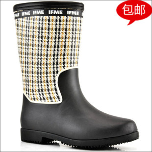  红雨鞋 韩版时尚轻便儿童保暖雨靴 橡胶男女童鞋雨靴防滑水鞋套鞋