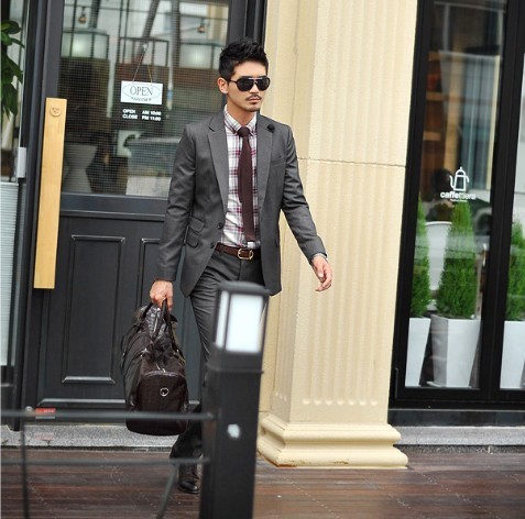 the republic of korea quality goods men's wear 2017 New products spring clothes business affairs leisure time Button decorate Suit 901005in the Personalized custom/Design Services/DIY , Custom clothing bags , Custom clothing , Dress custom category - from Buy2taobao.com to provide professional Taobao agent buy service
