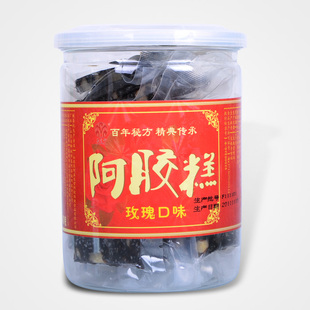  【聚年货】益言堂专柜正品山东东阿即食玫瑰阿胶糕240克 补血养颜