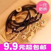 金属皇冠扎头发饰头饰手链皮筋头发绳发圈发绳头花手链两用