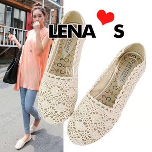  英伦风时尚个性网纱蕾丝尖头平跟凉鞋欧美复古女鞋OL夏季必备款