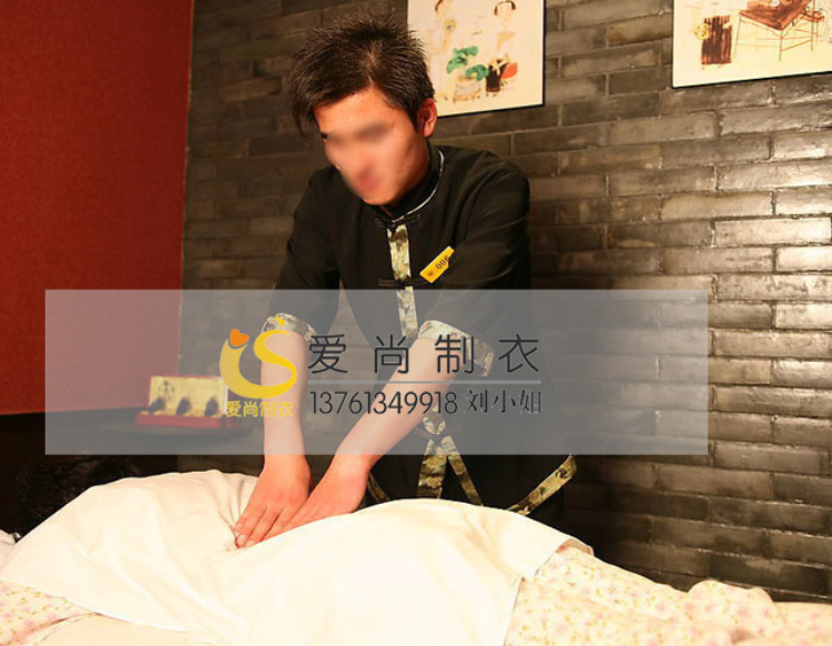 customized high-grade Chinese style SPA massage Service technician sauna Foot bath TCM massage Spring and summer coverall suitin the Women's clothing/Boutique , Set/Student uniforms/Work uniforms , Other suits category - from Buy2taobao.com to provide professional Taobao agent buy service