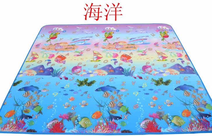 婴儿童宝宝爬行垫游戏垫爬爬垫爬行毯环保无毒 折叠 野餐郊游