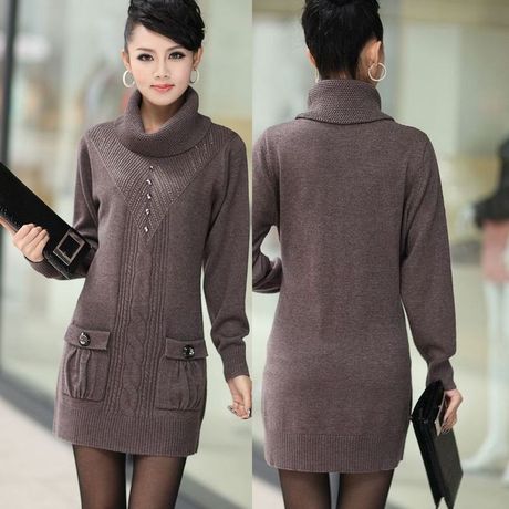 2013春装新品.中年妈妈装高领冬<em>款毛衣</em>外套.女