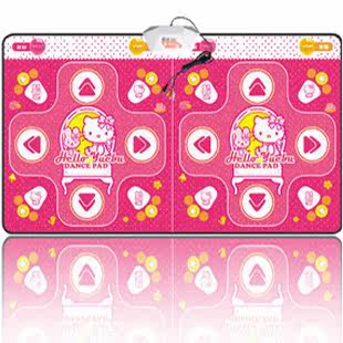 Hyatt 4,096-bit HD Chinese dual-use twin TV dance mat thicken a run button to fight rats 包邮