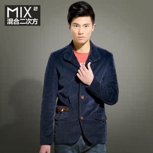  L31X02 春装 男士西服 韩版潮 修身时尚休闲 灯芯绒西装 男