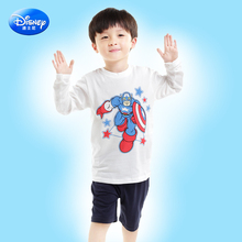 特价迪士尼男童长袖衫 男孩T血童装衬衫儿童夏装 28801A0图片